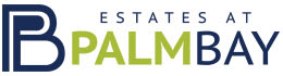 The image is a logo for "Estates at Palm Bay".