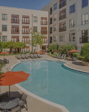 Lofts at Lakeview Apartments - Resort-style pool with sunning deck