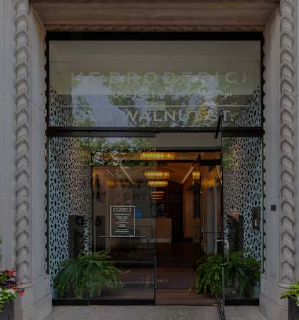 The Broderick entrance