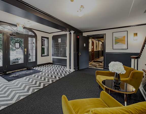 Resident social area - John Winthrop Apartments