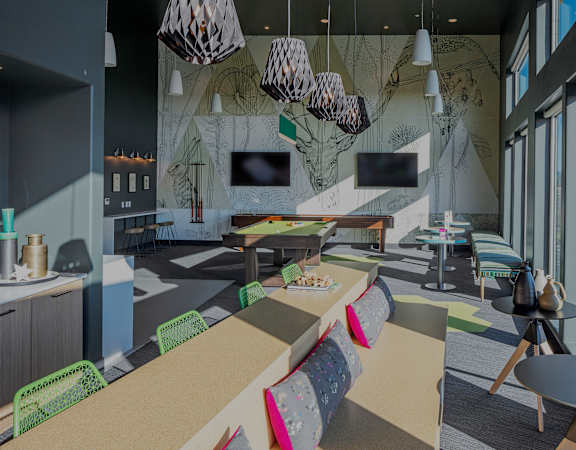 Baseline 158 - Kitchenette and game room