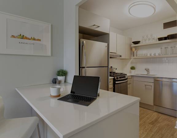 The KC High Line stainless steel appliances