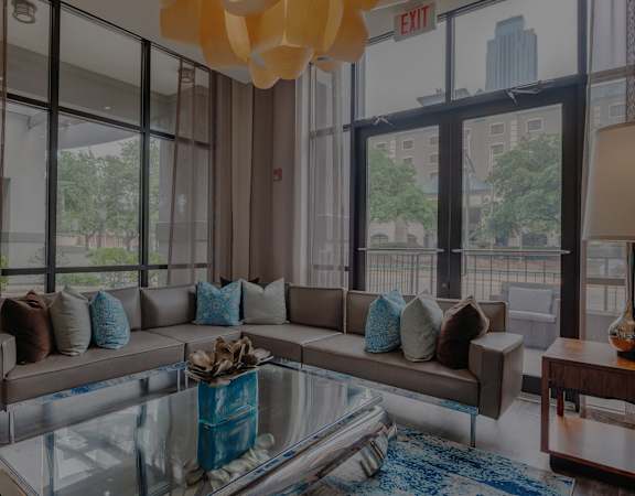 3000 Sage - Resident clubhouse social area