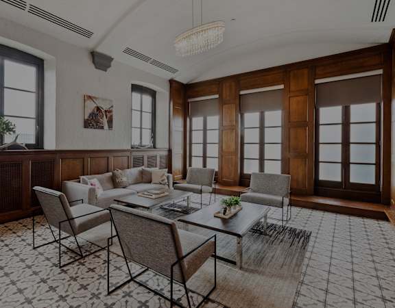 The Broderick lounge area