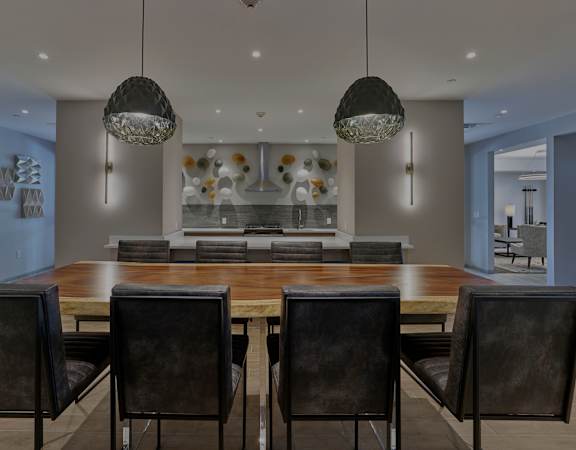 Lansdale Station Apartments demonstration kitchen