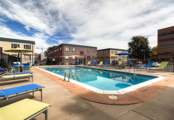 Swimming Pool at Off Broadway Flats