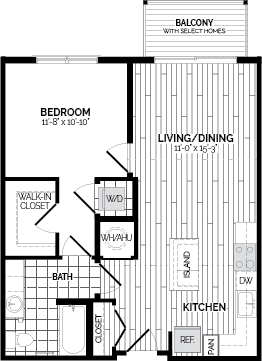 A1 Floor Plan at Rivergate, Woodbridge, VA, 22191