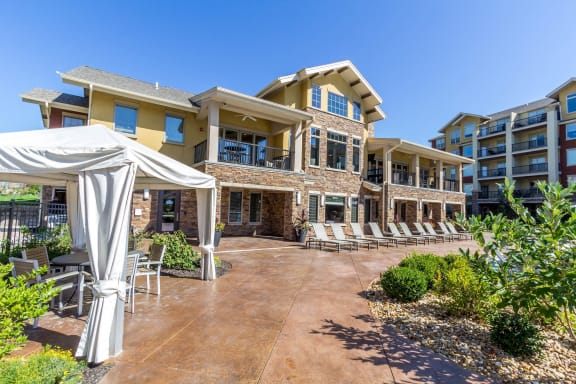 Outdoor Living Areas at WaterCrest at City Center, Lenexa, 66219