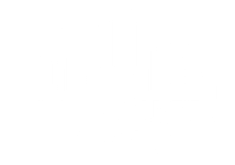 A blue and black logo for The Hangar at Tramsley.