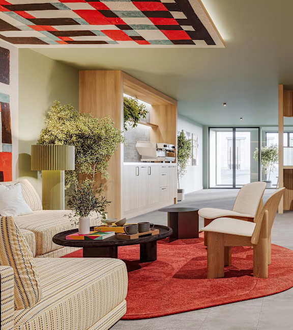Lobby Lounge at Emporium House Apartments, Reading