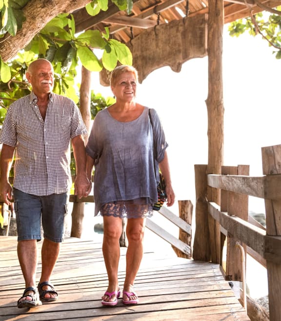 Couple Walking at Bella Vista on Park, Plant City, 33563