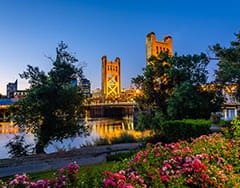 Sacramento bridge at Crocker Village – Single Family Homes, Sacramento