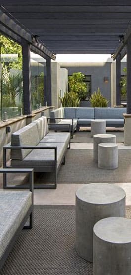 Sitting Area at 1724 Highland in Hollywood, Los Angeles, CA