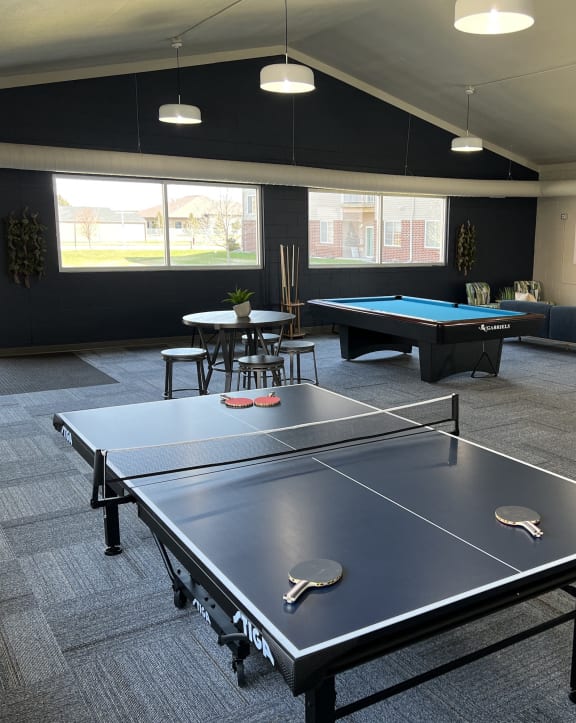 Game Room at Courtyard Apartments, Moorhead
