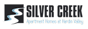 A logo for Silver Creek Apartment Homes at Hardin Valley.