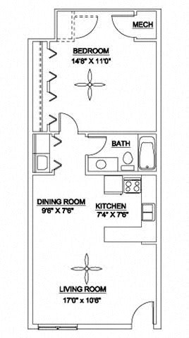  Floor Plan The Brightleaf GE 700