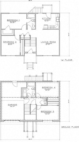 Floor Plan  4 Bedroom