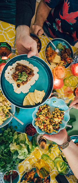 dining table stock image
