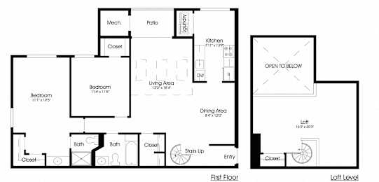 2BR 2BA_1375sf at The Greens at Columbia, Maryland, 21044