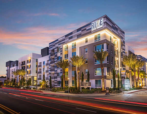 Apartment Building Exterior at Rize Irvine, California
