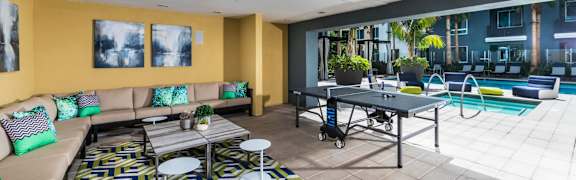 Outdoor Ping-Pong Table at Rize Irvine, Irvine, CA, 92614