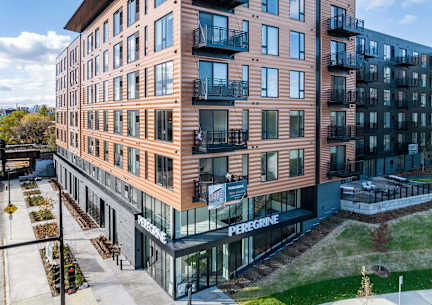 Modern Apartment Building at Peregrine Apartments, Minneapolis, 55411