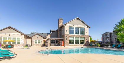 Swimming Pool And Sundeck at San Tropez Apartments & Townhomes, South Jordan, 84095