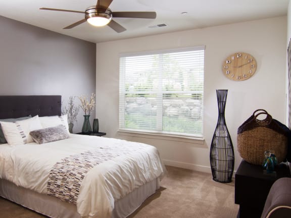 Large Bedroom with Ceiling Fan