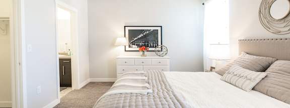 King-Sized Bedrooms at Parc on CenterÂ ApartmentsÂ & Townhomes, Orem