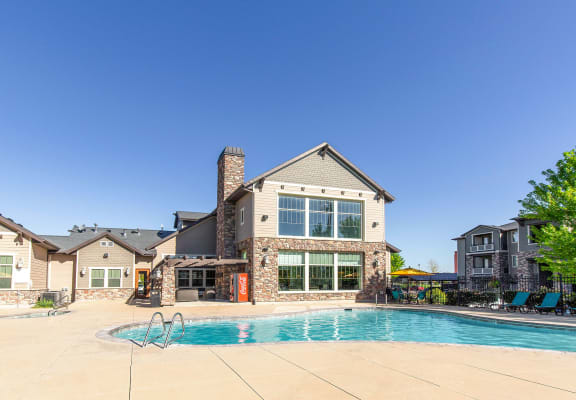 Swimming Pool And Sundeck at San Tropez Apartments & Townhomes, South Jordan, 84095