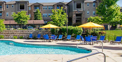 Outdoor Swimming Pool at San Marino Apartments, South Jordan, UT
