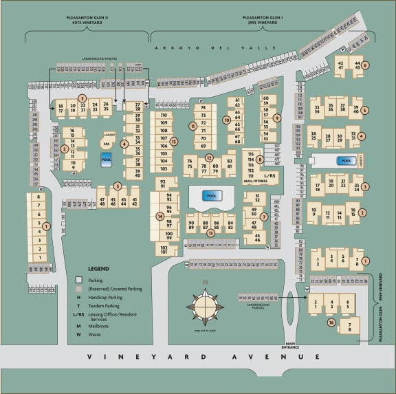 a site plan of the redevelopment