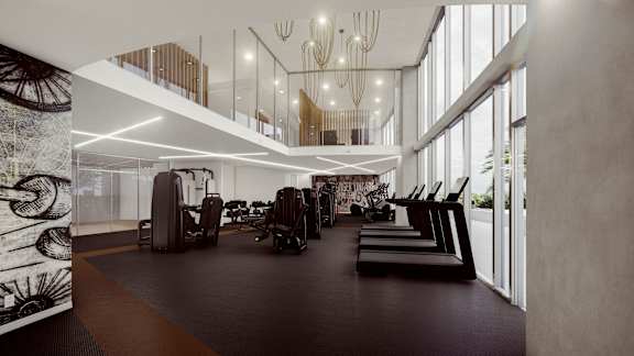 Gym at Element, Tampa, 33602