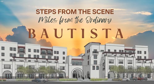 A modern building complex at Bautista Apartments, Tucson, 85745