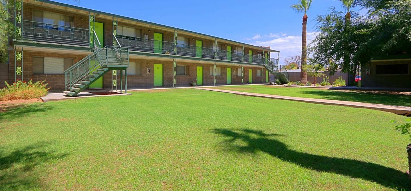 Shared outdoor space at Osborn Place.