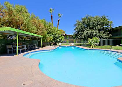 take a dip in our resort style pool