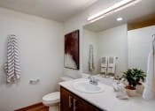 Thumbnail 19 of 31 - Bathroom at Commons at Sylvan Canyon Apartments, Portland, 97221