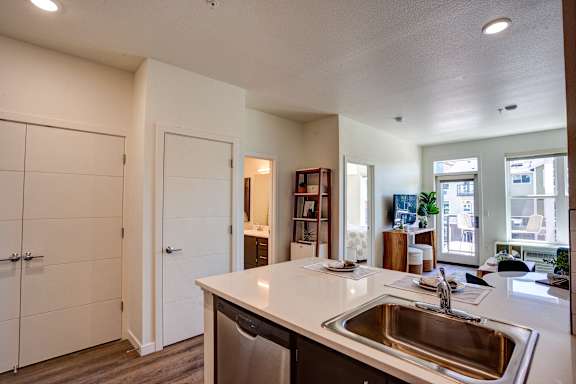 Sink at Commons at Sylvan Canyon Apartments, Portland, OR, 97221