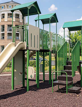 Slide at a playground at The Roseberry Apartments in Columbia, SC