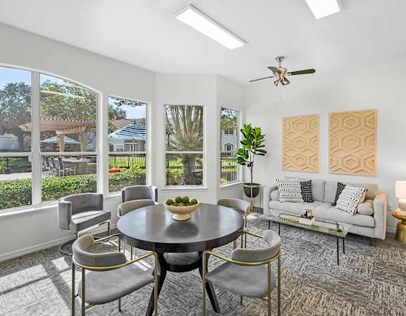 Dining And Living Area at Country Club Lakes, Jacksonville, Florida