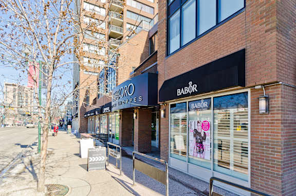 Babör is a store located in a city street.