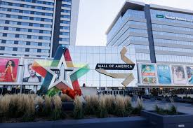 The Mall of America is a large shopping center with a variety of stores and attractions.