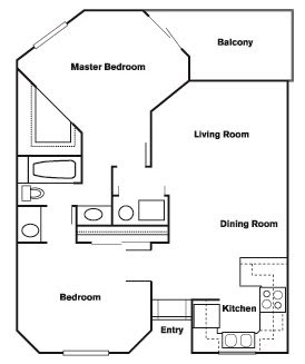2 Bed 2 Bath A Floor Plan at Elevate at Discovery Park, AZ, 85283