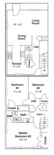 Floor Plan  TOWN HOUSE