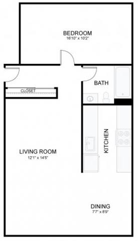 Floor Plan  Floor plan of apartment