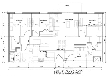  Floor Plan 3 Bedroom 2 Bath
