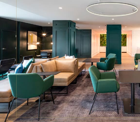 Living Area at The Irvine, Philadelphia, PA