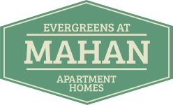 Evergeens at Mahan property logo in green