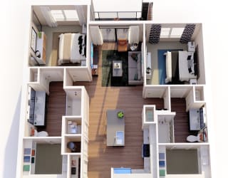 B1 Floor Plan at Presidium Revelstoke, Texas