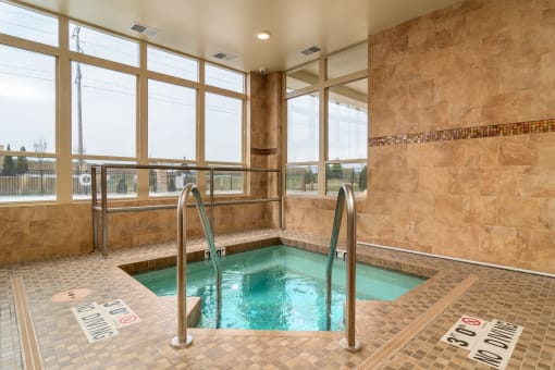 Indoor Pool at The Tuscany on Pleasant View, Madison, WI